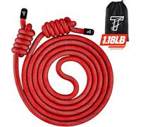 Flow Rope Exercise Jump Rope For Fitness, Working Out, Flow with 9 Ft Adjustable Double Woven Workout Rope For Men, Women, Beginners' Training - Indoor & Outdoor Cardio