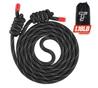 Flow Rope Exercise Jump Rope For Fitness, Working Out, Flow with 9 Ft Adjustable Double Woven Workout Rope For Men, Women, Beginners' Training - Indoor & Outdoor Cardio