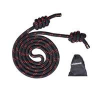 Flow Rope Exercise Jump Ropes for Home Gym Cardio Core Stability Body Coordination Weighted Jump Rope for Freestyle Skipping & Jumping Helps Upper Body Fitness for Boxing & HIIT Beginner (Black Red)