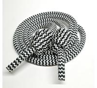 Flow Rope for Fitness High Performance Double Braid Workout Adjustable Flow Jump Rope for Men Women Training Indoor Outdoor Cardio Exercise Rope (White/Green 2.8mt 775g)