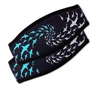 Flow Scuba Gear - Neoprene Cover for Dive and Snorkel Mask Strap (Sharknado 2-Pack)