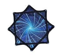 Flow Star Rotating Flow Toy for Beginners 24.41 Inch Diameter Lightweight Portable Dance Accessory Collection- Style D