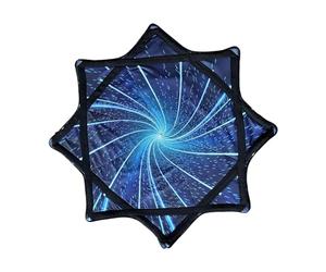 Flow Star Rotating Flow Toy for Beginners 24.41 Inch Diameter Lightweight Portable Dance Accessory Collection- Style D