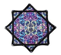 Flow Star Spinning Cloth, 24 Inch Rotating Juggling Toy for Beginners, Easy Fingertip Flow Toy with Vibrant Prints for Parties & Dance #4