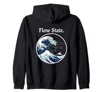 Flow State Zen Mood Mindfulness Relaxation Zip Hoodie