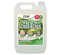 Flow Super Strength Acetic Acid Concentrated Vinegar | Glyphosate Free Horticulture | Patio, Garden Path & Driveway Clearing (5 Litre)
