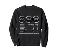 Flow Swag Epic Cringe Nutritional Table Sweatshirt