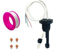 Flow Switch, 50mm Sensor Length Swimming Pool Flow Controller for Salt Chlorinator IC-15/20/40/60, Accurate Water Detection Easy Install Kit(Pink)
