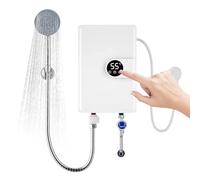 Flow-through heater - Electric tankless heating system, control unit for fast supply temperature, wall-mounted compact device, energy-efficient hot water machine | Perfect for keuke