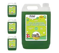 Flow Top + Bottom Eco-Friendly Chemical Toilet Cleaner & Rinse Fluid | Caravan Motorhome Portable Toilet | Formaldehyde Free (20 Litre)