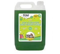 Flow Top + Bottom Eco-Friendly Chemical Toilet Cleaner & Rinse Fluid | Caravan Motorhome Portable Toilet | Formaldehyde Free (5 Litre)