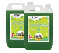 Flow Top + Bottom Eco-Friendly Chemical Toilet Cleaner & Rinse Fluid | Caravan Motorhome Portable Toilet | Formaldehyde Free (10 Litre)