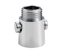 Flow Water Stop Valve Button Pause Water Controller for Hose The Hand Shower Bathroom Accessories Water Saving ABS 2.6x4x2cm(Silver)