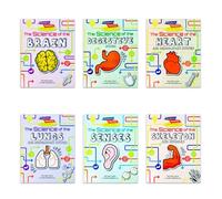 Flowchart Explorers Human Body STEM 6 Science Books Set: (Brain, Digestive, Heart, Lungs, Senses, Skeleton)
