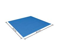 Bestway Ground Cloth Swimming Pool Floor Protector, 274 x 274 cm