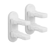 Flowden Improved Childproof Door Lever Lock Prevents Toddlers from Opening Doors. Easy One Hand Operation for Adults. Durable ABS with Adhesive Backing. Simple Install, No Tools Needed