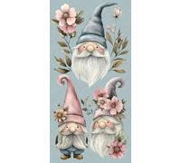 Flower 5D Diamond Painting Kits for Kids & Adults, Full Drill DIY Diamond Art, Easy to Create Craft for Beginners, Craft Gift for Family, Home Wall Decoration & Stress Relief (Dwarf 40x80cm) R-174