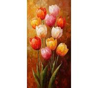 Flower 5D Diamond Painting Kits for Kids & Adults, Full Drill DIY Diamond Art, Easy to Create Craft for Beginners, Craft Gift for Family, Home Wall Decoration & Stress Relief (Plant 80x160cm) R-242