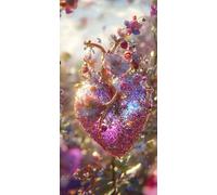 Flower 5D Diamond Painting Kits for Kids & Adults, Full Drill DIY Diamond Art, Easy to Create Craft for Beginners, Craft Gift for Family, Home Wall Decoration & Stress Relief (Plant 60x120cm) R-246
