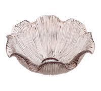 Flower Acrylic Pendant Lampshade 42mm Fitter for E14 E27 Ceiling Lights | Dome-shaped Vintage Cover, Coffee Finish, Smooth Dust-resistant Surface, Soft Ambient Illumination for DIY Upgrades