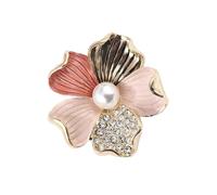 Flower Adornment Formal Event Jewelry Handmade Flower Clothing Jewelry Alloy Texture For Various Occasion Alloy Brooch Pin