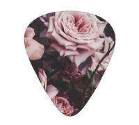 Flower Aesthetic Guitar Plectrums, 12 Pcs Lightweight Guitar Plectrums, 0.46mm/0.71mm/0.96mm Thickness For Acoustic Guitar Acoustic Electric Guitar Ukulele Bass