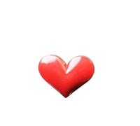 Flower Air Vent Clip 2pcs Red Heart Car Air Outlet Decorative Clip Lovely Heart Car Air Freshener Decorative Perfume Clip Auto Interior(Red)