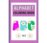 Flower Alphabet Coloring Book