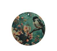 Flower And Bird Art Printing 10 Pieces Air Freshener Cards,Car Scented Hanging Air Freshener Fragrant Sheets For Car Use