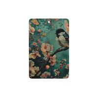 Flower And Bird Art Printing 10 Pieces Air Freshener Cards,Car Scented Hanging Air Freshener Fragrant Sheets For Car Use