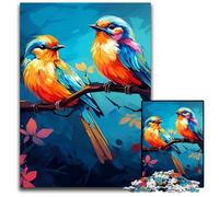 Flower And Bird World 1000Pc Adults Jigsaw Puzzle Puzzles for Adults for Holidays, Birthdays, And Family Game Nights 26X38CM/10.23x14.96inch