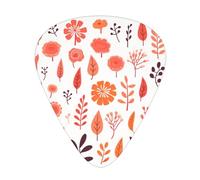 Flower and Tree Stylish and durable guitar picks, three types of thin, medium and heavy guitar picks (12 pieces), suitable for guitar, bass, electric guitar, ukulele,