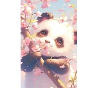 Flower Animal Panda 100 Piece Jigsaw Puzzle for Adults, Creativity, Challenging and Difficult Puzzle, Brain Teaser Puzzles for Adults 100 Pieces for The Whole for Women, Men