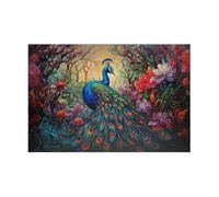 Flower Animal Peacock 2000 Piece Jigsaw Puzzles for Adults Colourful Fun Challenging & Brainteasing Educational Learning Gift Present for Children Boys Girls 2000 Piece Puzzle for Adults