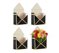 Flower Arrangement Boxes, Envelope-Shaped Floral Bouquet Gift Box, 4 Pieces Bouquet Presentation Paper Box For Girlfriend Mother Girls Wedding Birthday