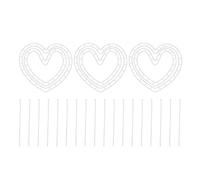 Flower Arrangement Holder - Heart Shaped Grid, 33 x 31 cm Flower Arranging Tool for Styling, Flexible Universal Cage with Bending Wire, Decorative Floral Support for Organizing Creating Designing