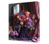 Flower Arrangement Paint by Numbers for Adults, Complete DIY plant Paint by Numbers kits, 16x22in Coloured Canvas with Acrylic Paints and Brushesfor Beginners Adults, Home Decor, Frameless G-29