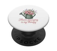 Flower Arranging Is My Bliss Watering Can Lavender PopSockets Adhesive PopGrip