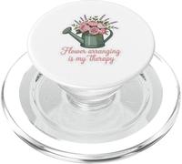 Flower Arranging Is My Bliss Watering Can Lavender PopSockets PopGrip for MagSafe