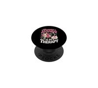 Flower Arranging Is My Therapy Florist Floral PopSockets Adhesive PopGrip