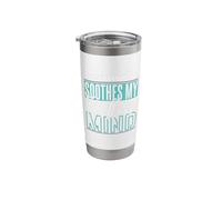 Flower Arranging Soothes My Restless Mind Stainless Steel Insulated Tumbler