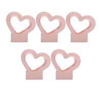 Flower Bag - 5pcs 29.5x30x7.5cm Foldable Set, Heart Shaped Bouquet Holder, Portable Floral Carrier, Sturdy Design | Gift Bag for Girls Wife Girlfriend Mom Valentines Birthday Mothers Day Wedding Party