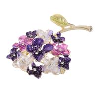 Flower Ball Brooch for Women, Vintage Metal Lapel Pin for Clothes | Zinc Alloy Pearl Design, Versatile Styling for Bags, Newsboy Caps, Christmas and Evening Events