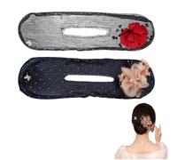 Flower Ball Hair Clip Women Hair Bun Maker Flexible Hair Curler Twist Styling Lazy Bun Q9W7 Elegant Hairstyle Tool Hair