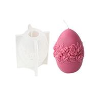 Flower Ball Molds Easter Egg Epoxy Resin Silicone Moulds Gypsum Casting-Mould Fondant Soap Decorations Easter Egg Resin Moulds Flower Ball Silicone Molds for Making