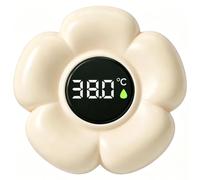 Flower Bath Temperature Thermometer, Digital Bath Thermometer with LED Screen, Waterproof Baby Bath Thermometers with Floating Sensor Device, Essentials Baby Shower Gifts for Newborn