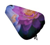 Flower Bike Seat Rain Cover Waterproof Dustproof Bikes Saddle Cushion Soft Bicycle Seat Pad Covers with Drawstring for Men Women