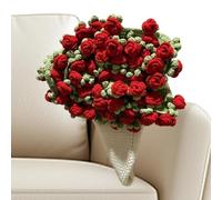 Flower Blanket Bouquet 43.3in Handmade Romantic Cute Red Rose Bouquet
