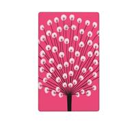 Flower Blooming in A Vase Single Toggle Blank Wall Plate Light Switch Cover Decorative 1 Gang for Kitchen Room Bathroom Size 11.4x7cm