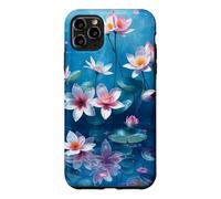 Flower Blossoms Water Blue Pink Art Case for iPhone 11 Pro Max